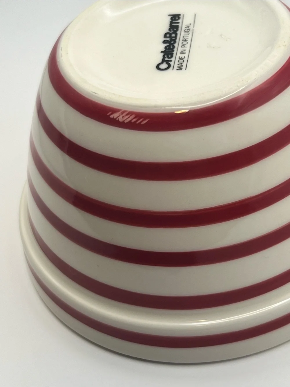 Set of Two Crate&Barrel Nesting Bowls - 4.75”